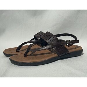 BOC Born Concept vegan leather flat comfort sandals, Women size 11M